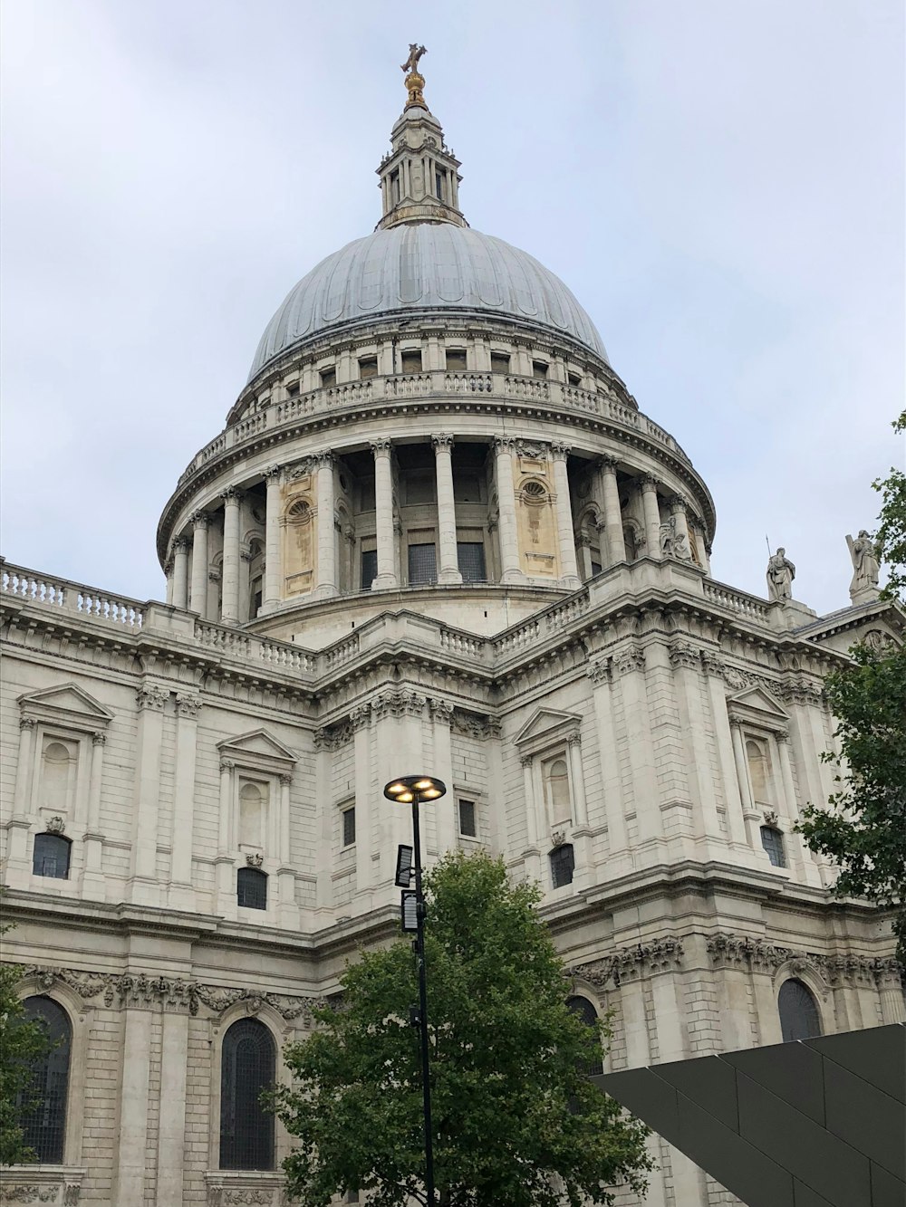 blue and white dome building