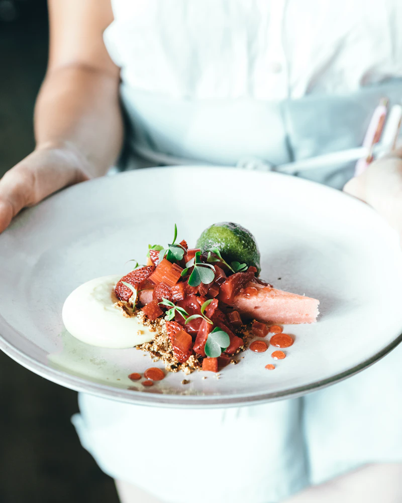 Restaurante iluminado