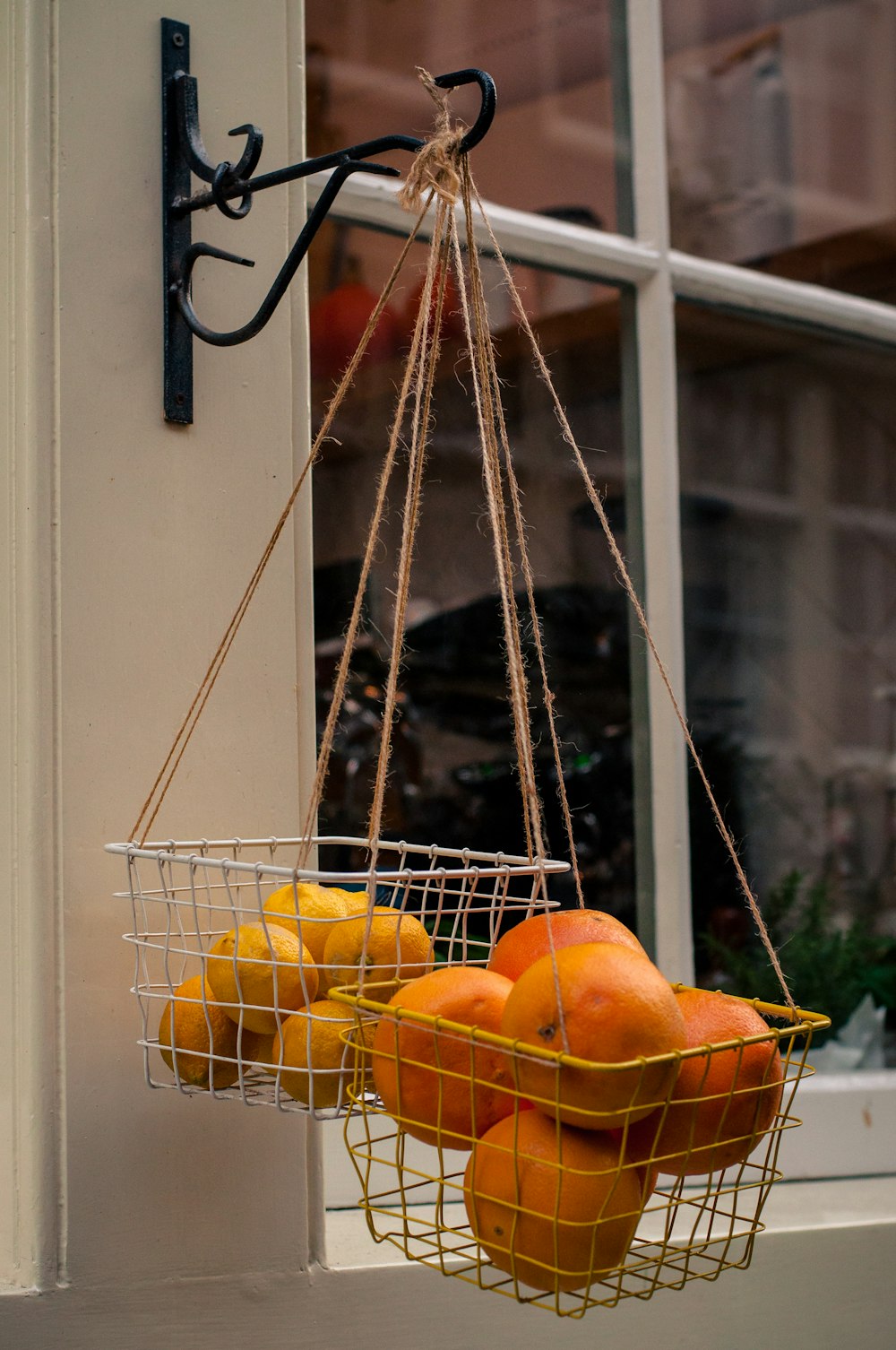 tray of oranges