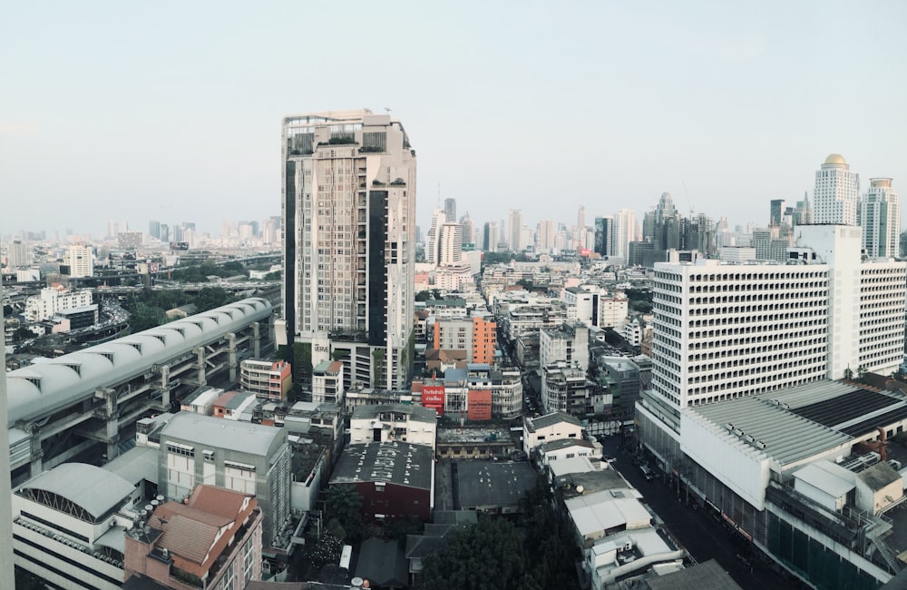 beige high-rise building