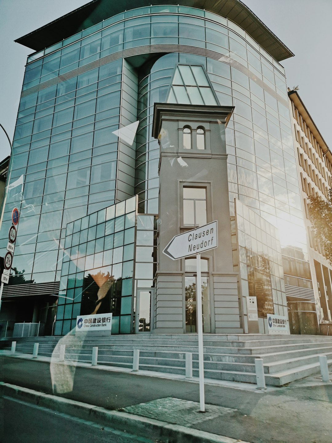 architectural photography of glass building