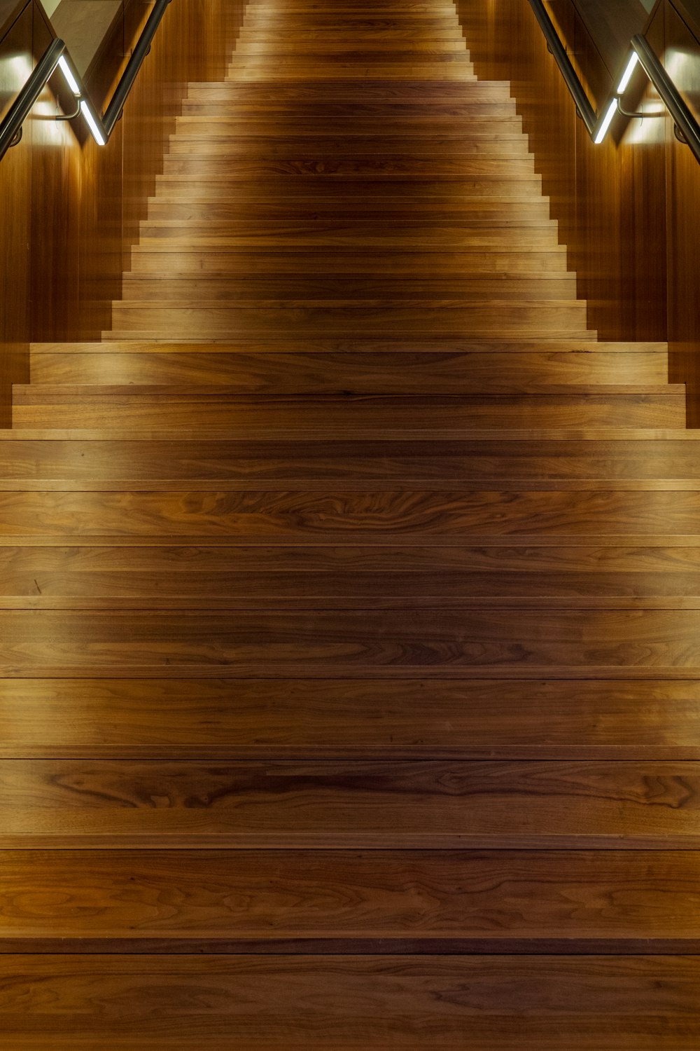 brown wooden stair