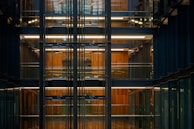 A beautifully designed interior of a newly built office space.