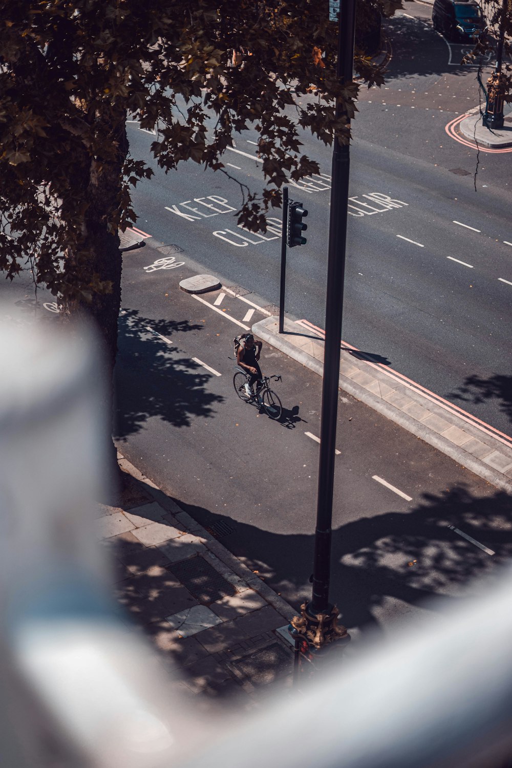 man riding bicycle