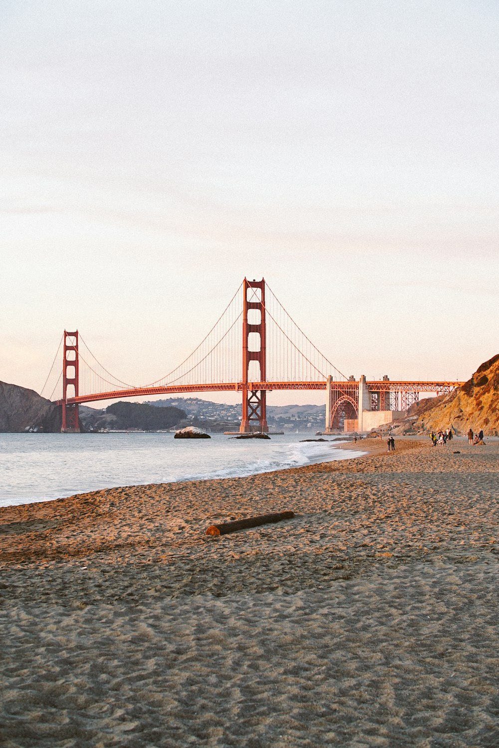 The Golden Gate bridge