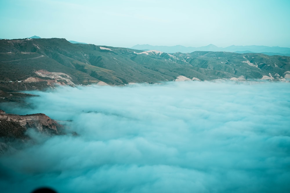 white clouds