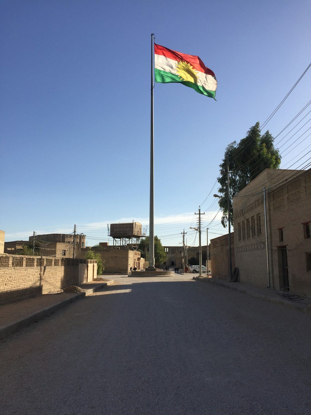 white, red, and green country flag