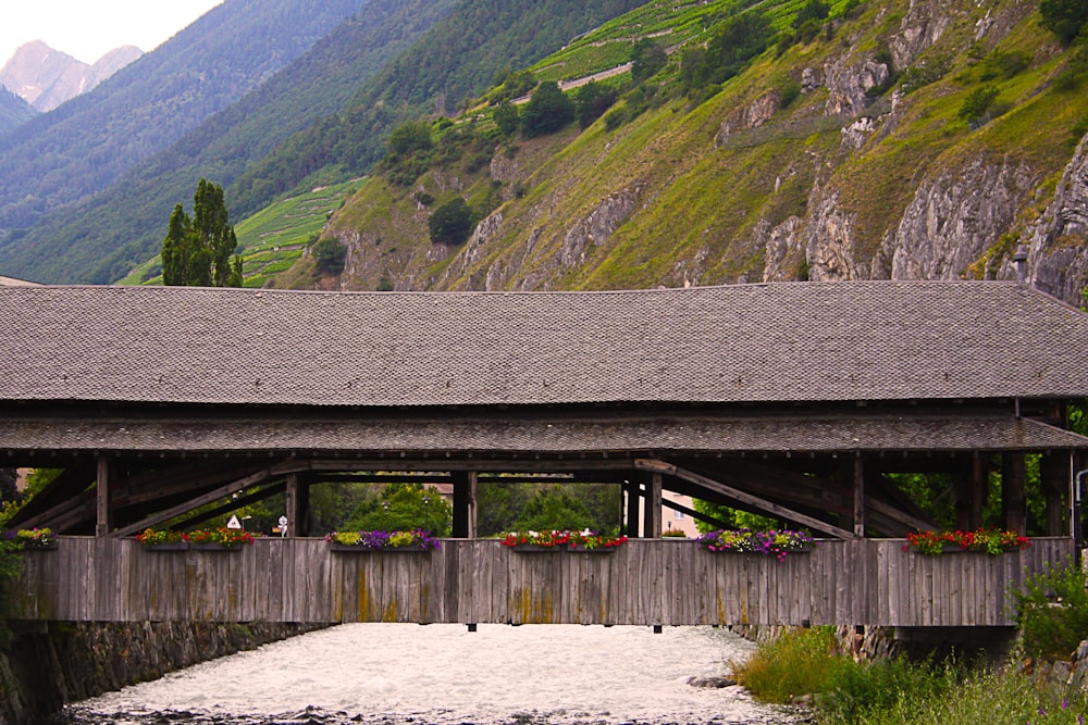 brown wooden barn