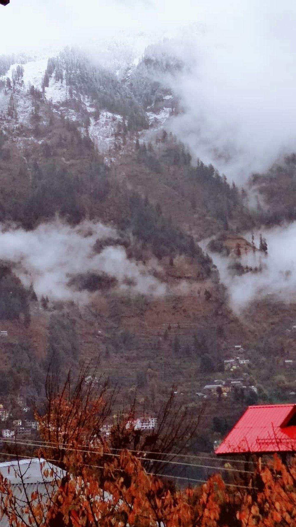 landscape photo of green and white mountains