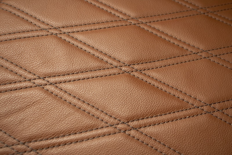 luxury quilted leather accessory