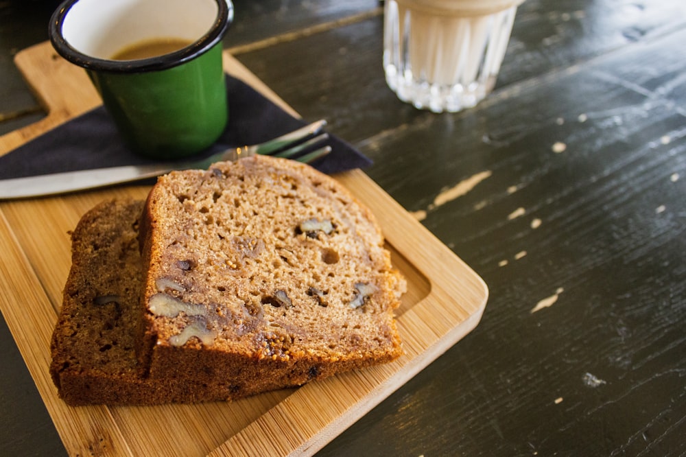 baked bread on tray