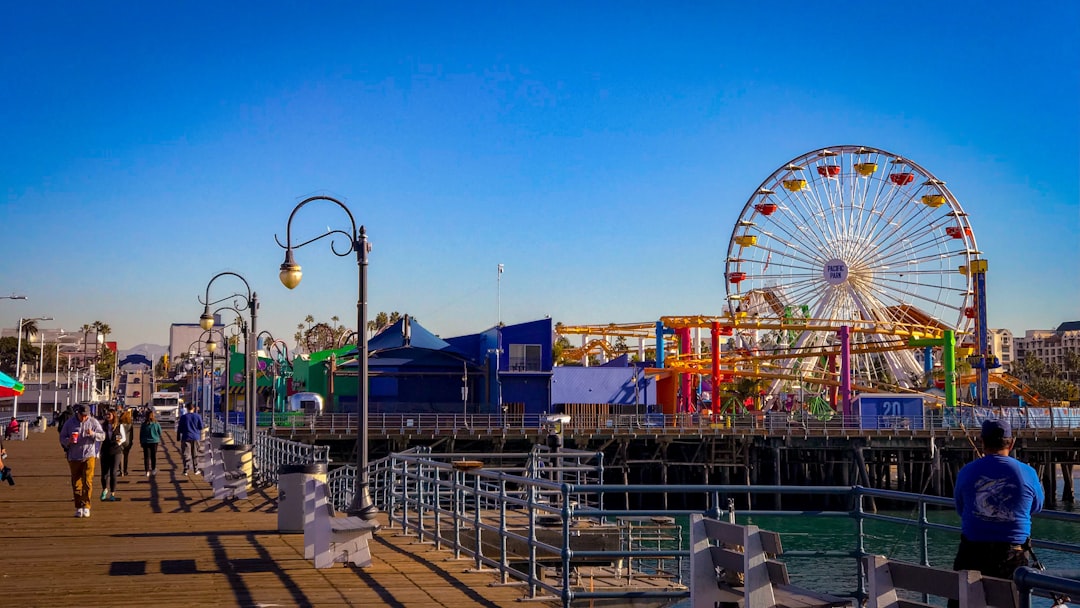 Ferris wheel photo spot 403 Santa Monica Pier Disneyland Park