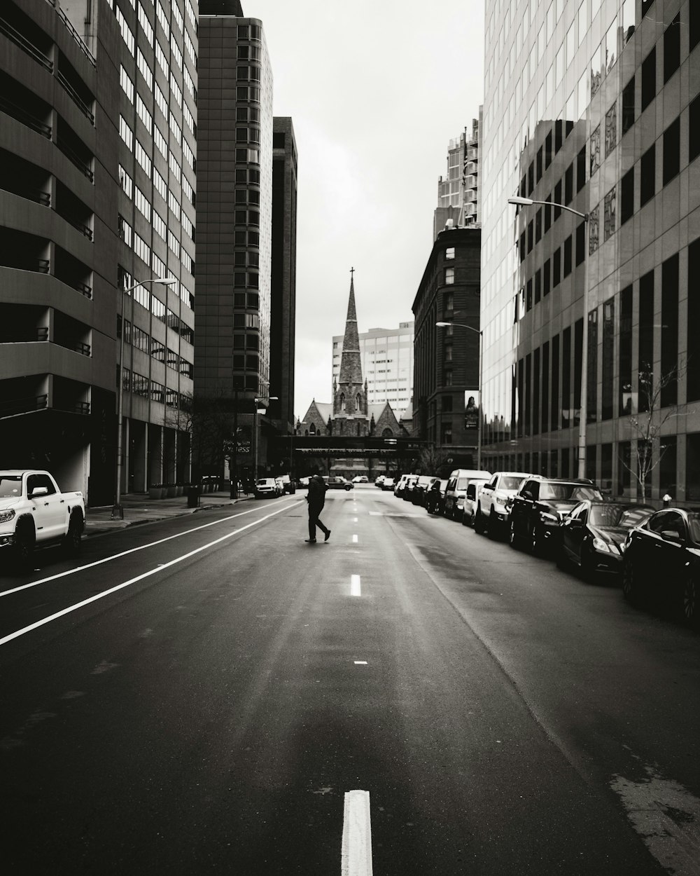 person standing on streets