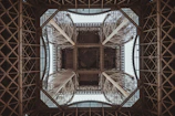 A detailed close-up of structural steel beams highlighting engineering precision.