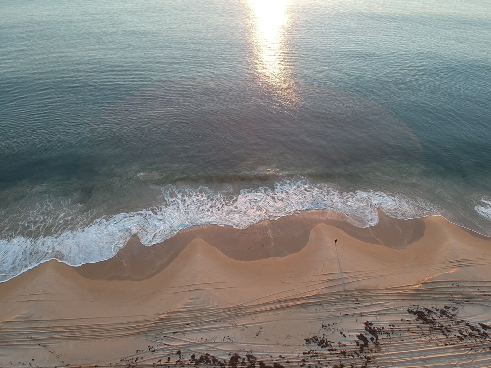 seashore and calm sea view