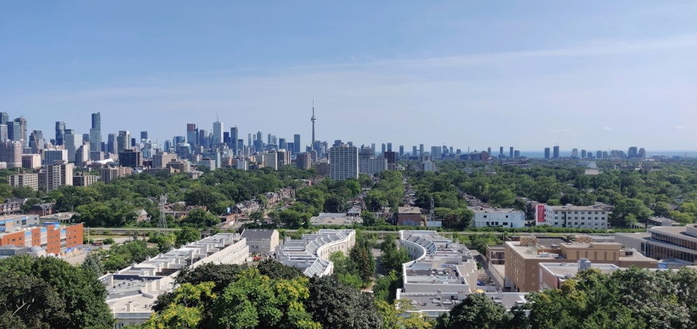 cityscape under blue sky