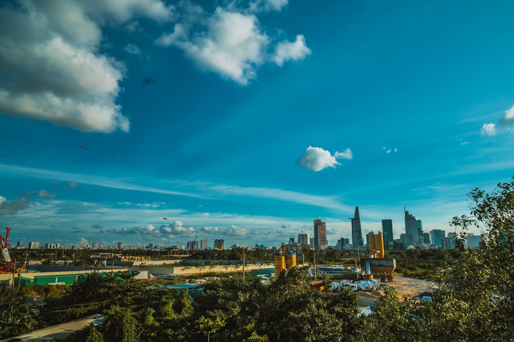 buildings under blue sky