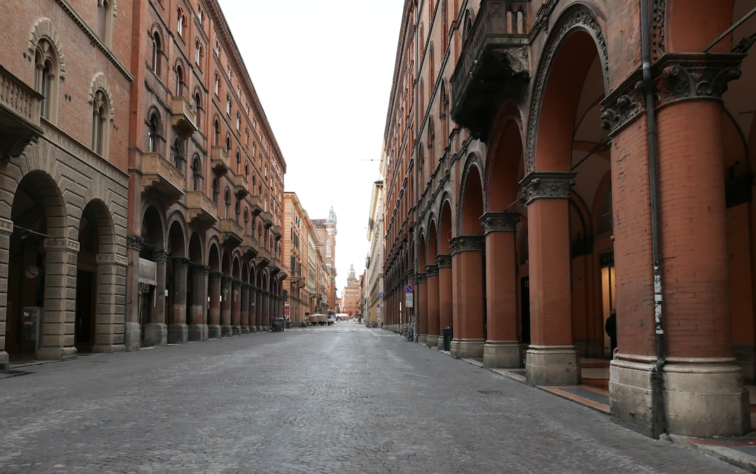 empty alley, Bologna Italy