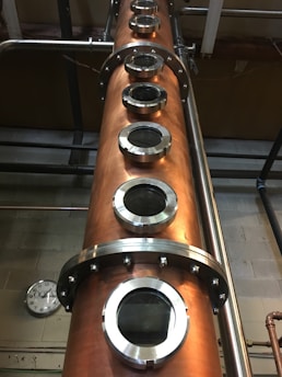 brown pipes