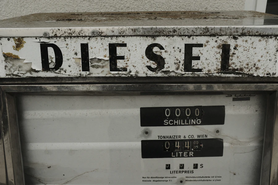 Diesel dispenser meter