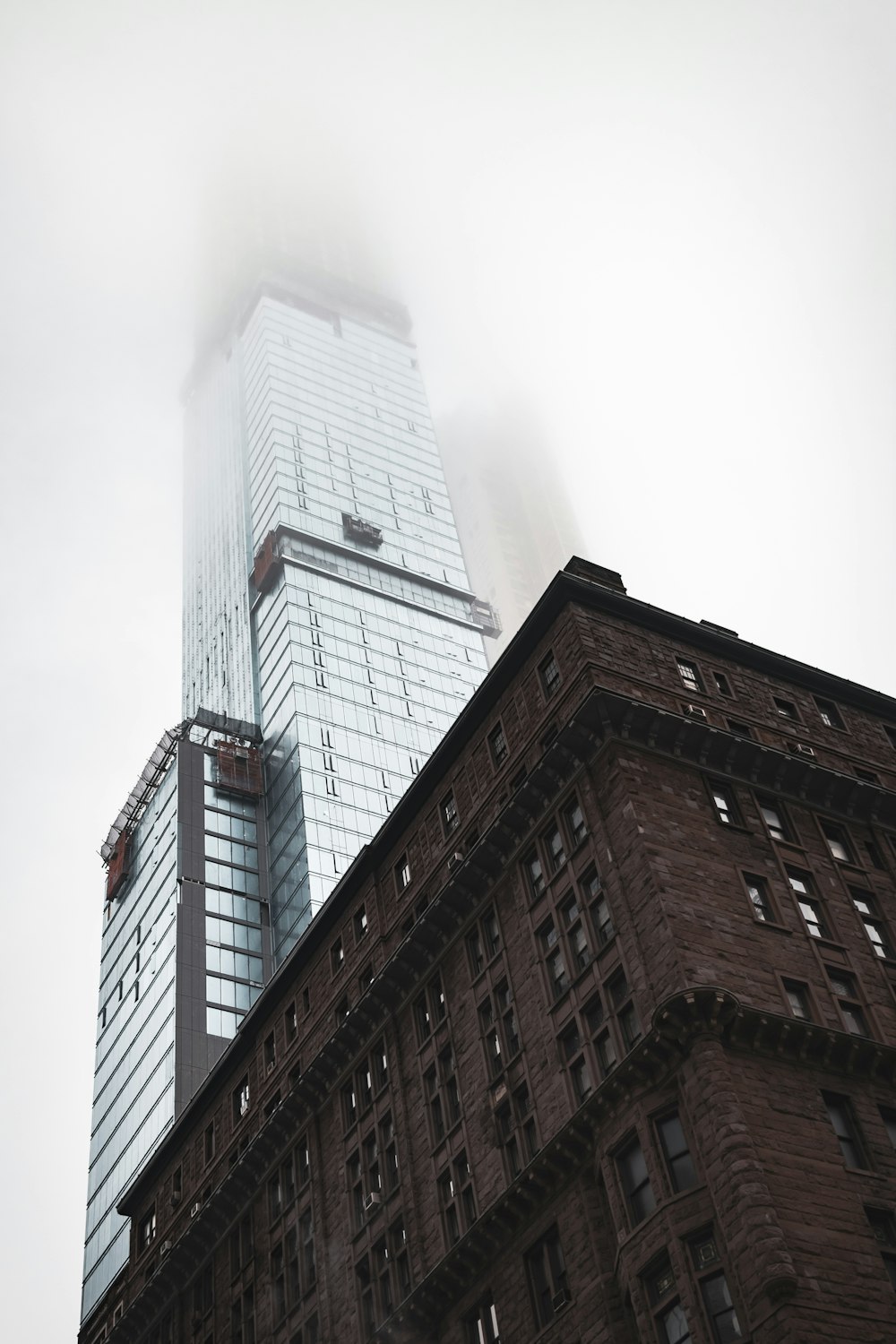 low angle photo of high rise building