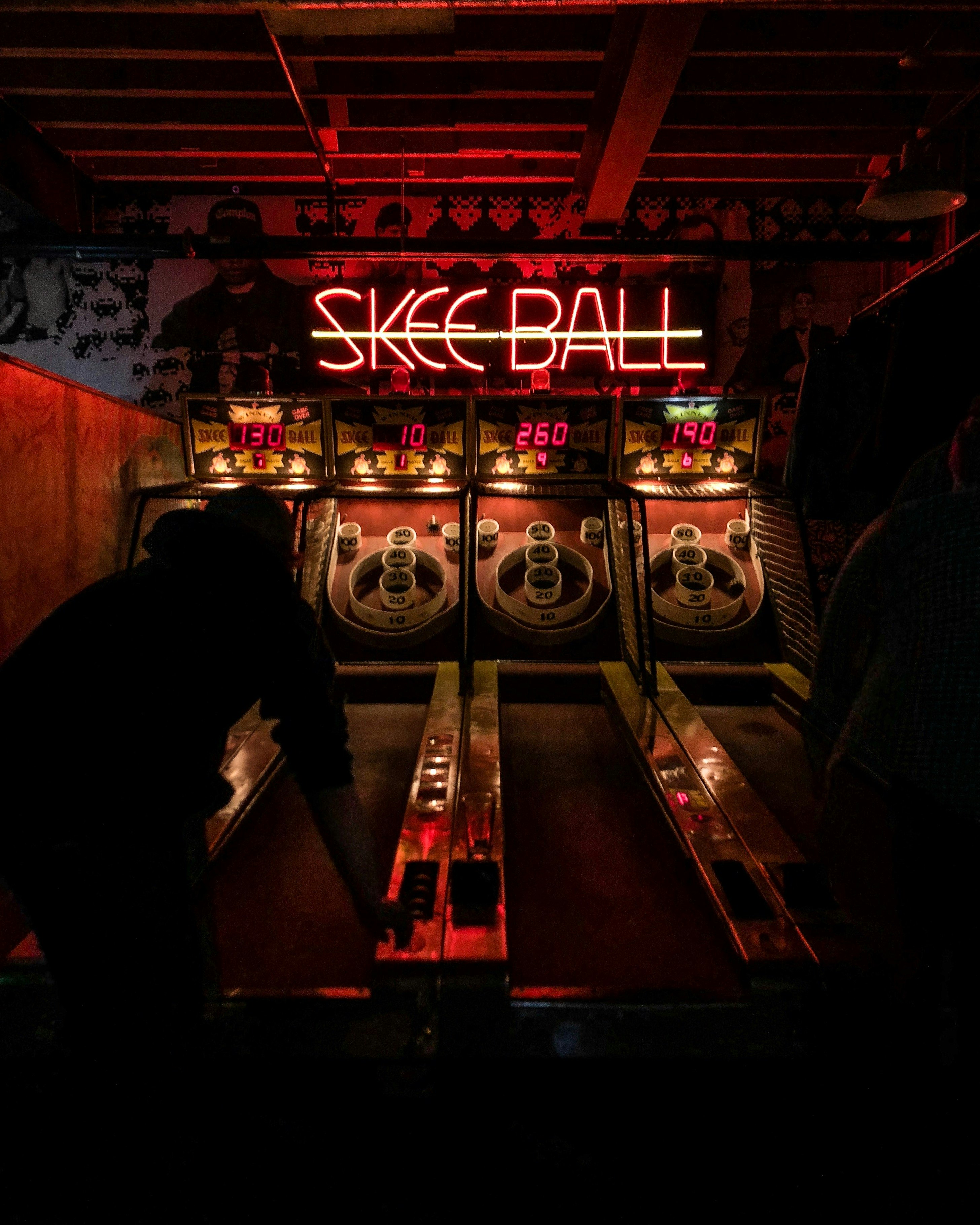Skeeball arcade machine