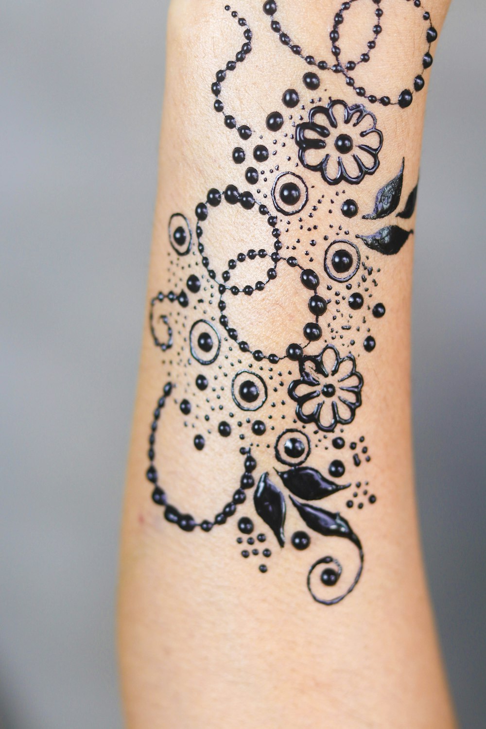 black floral arm tattoo photo – Free Grey Image on Unsplash