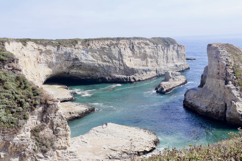 cliffs near sea