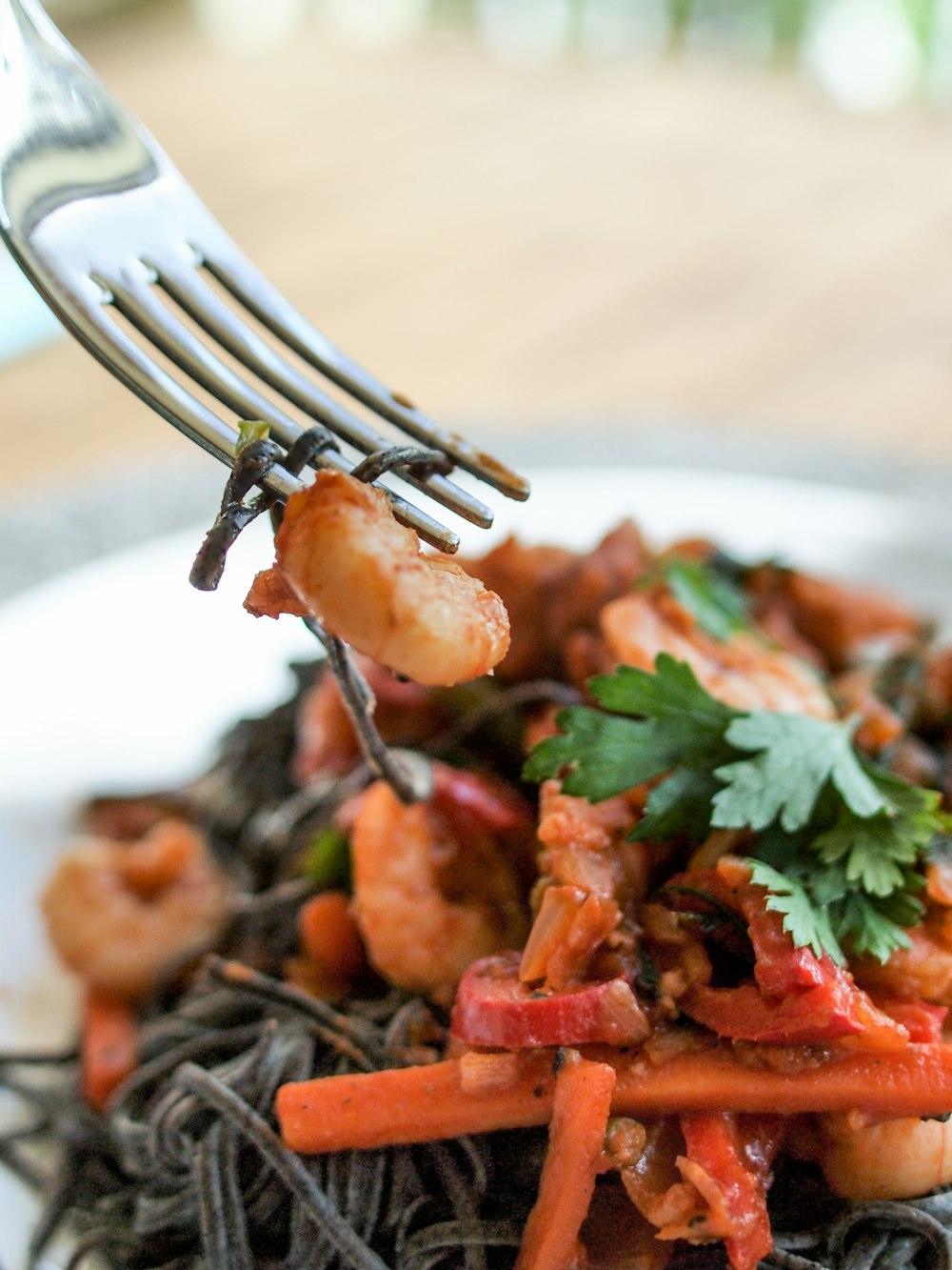 Plato de fideos