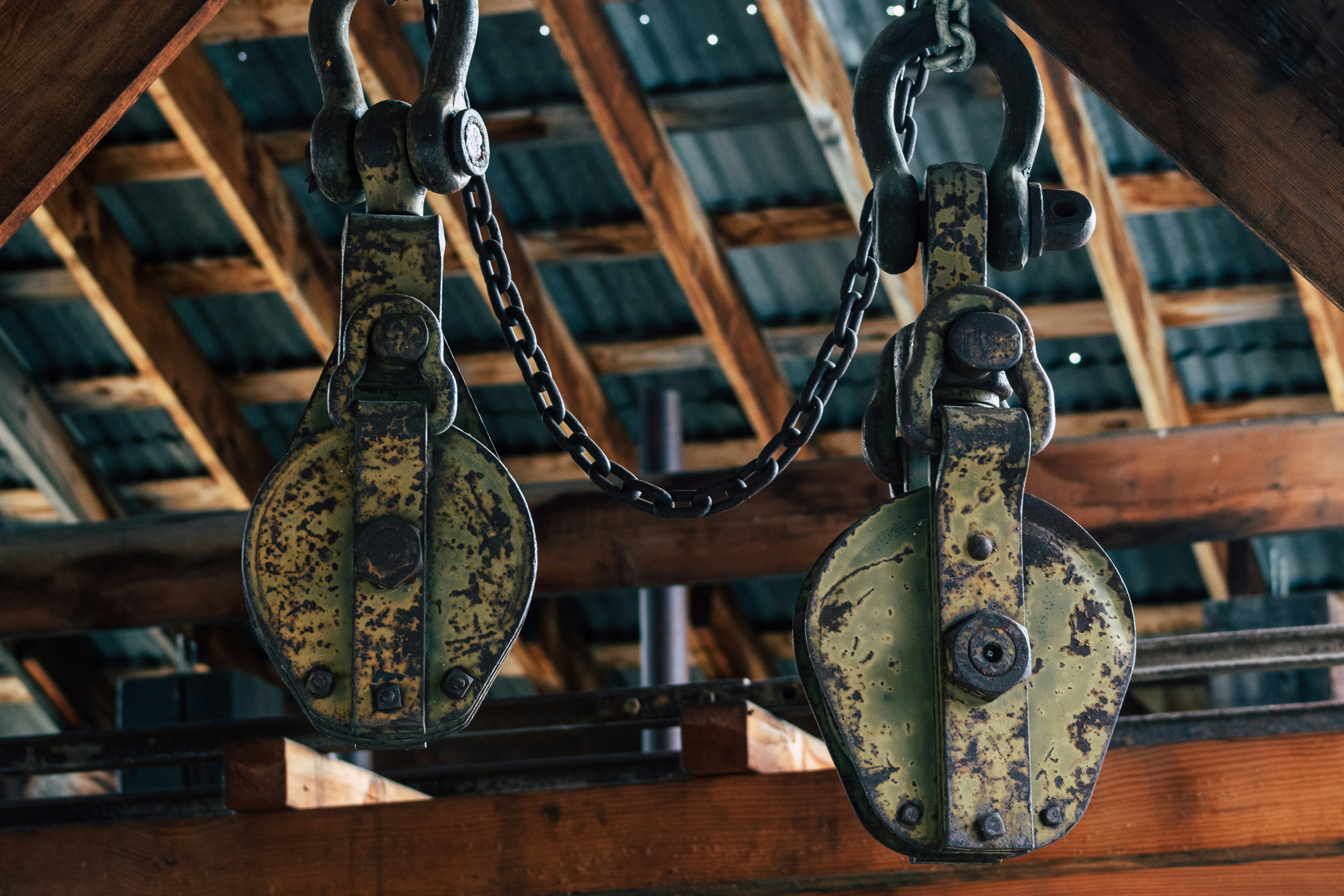 gray pulley