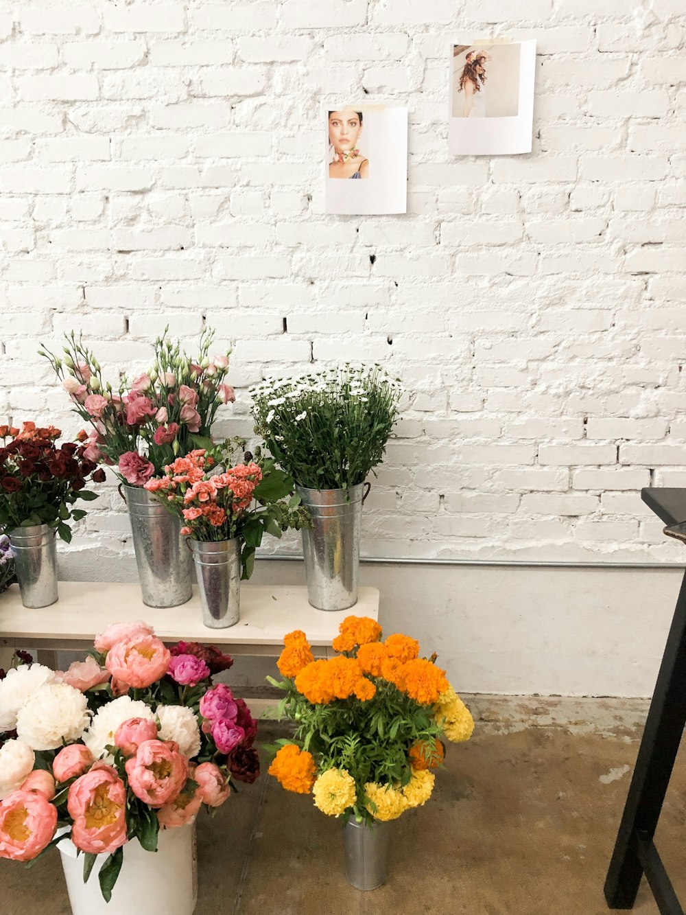 assorted-colored flowers in vase