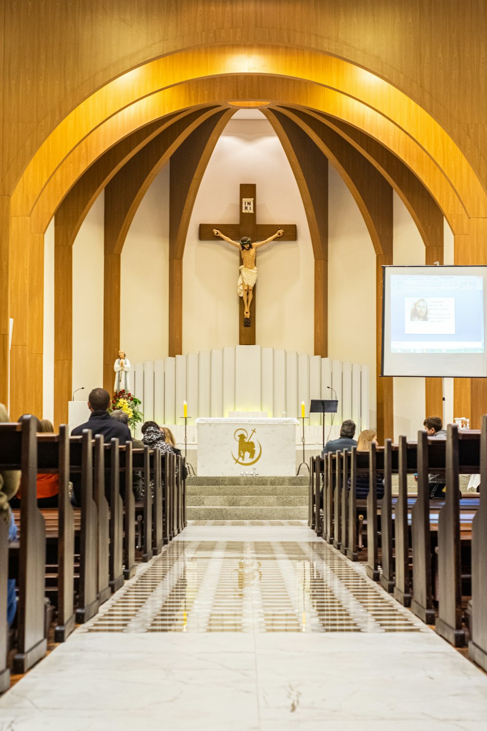 crucifix in cathedral