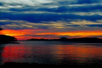 landscape photo of body of water under white clouds