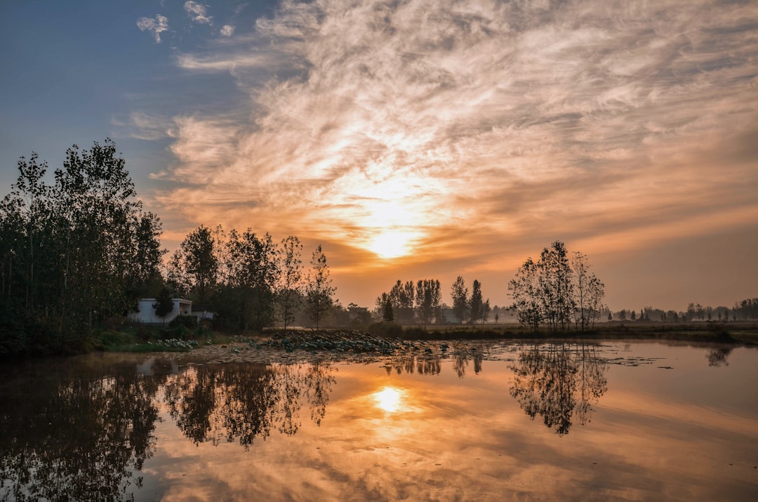 landscape photography of blue sky