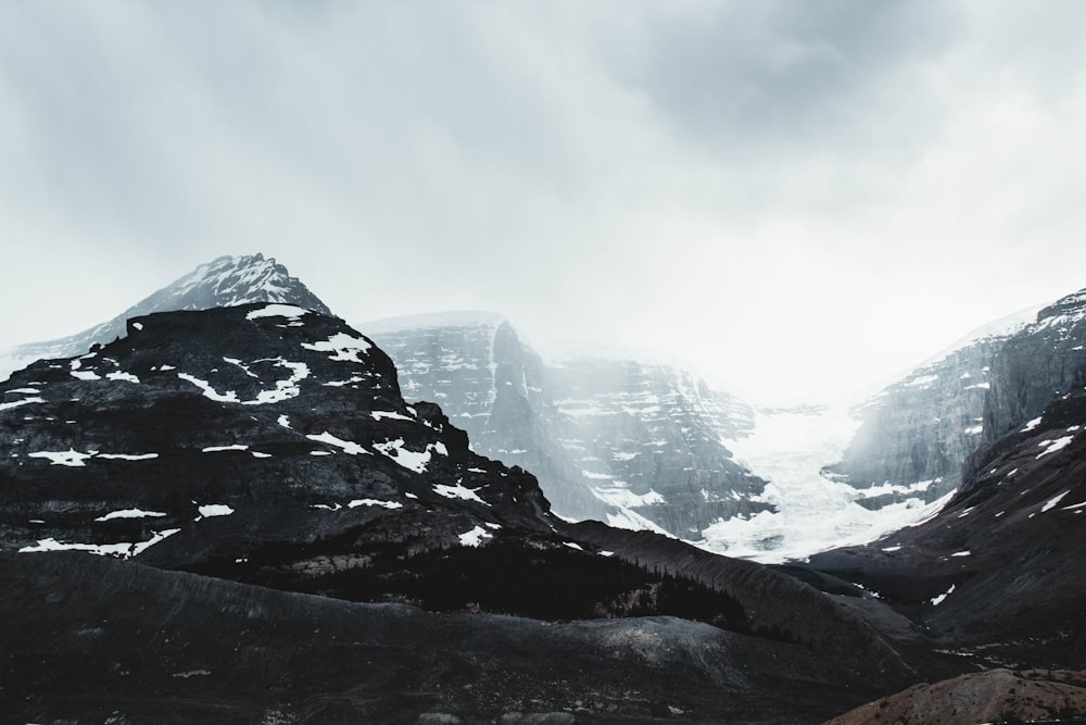 snow-covered mountain