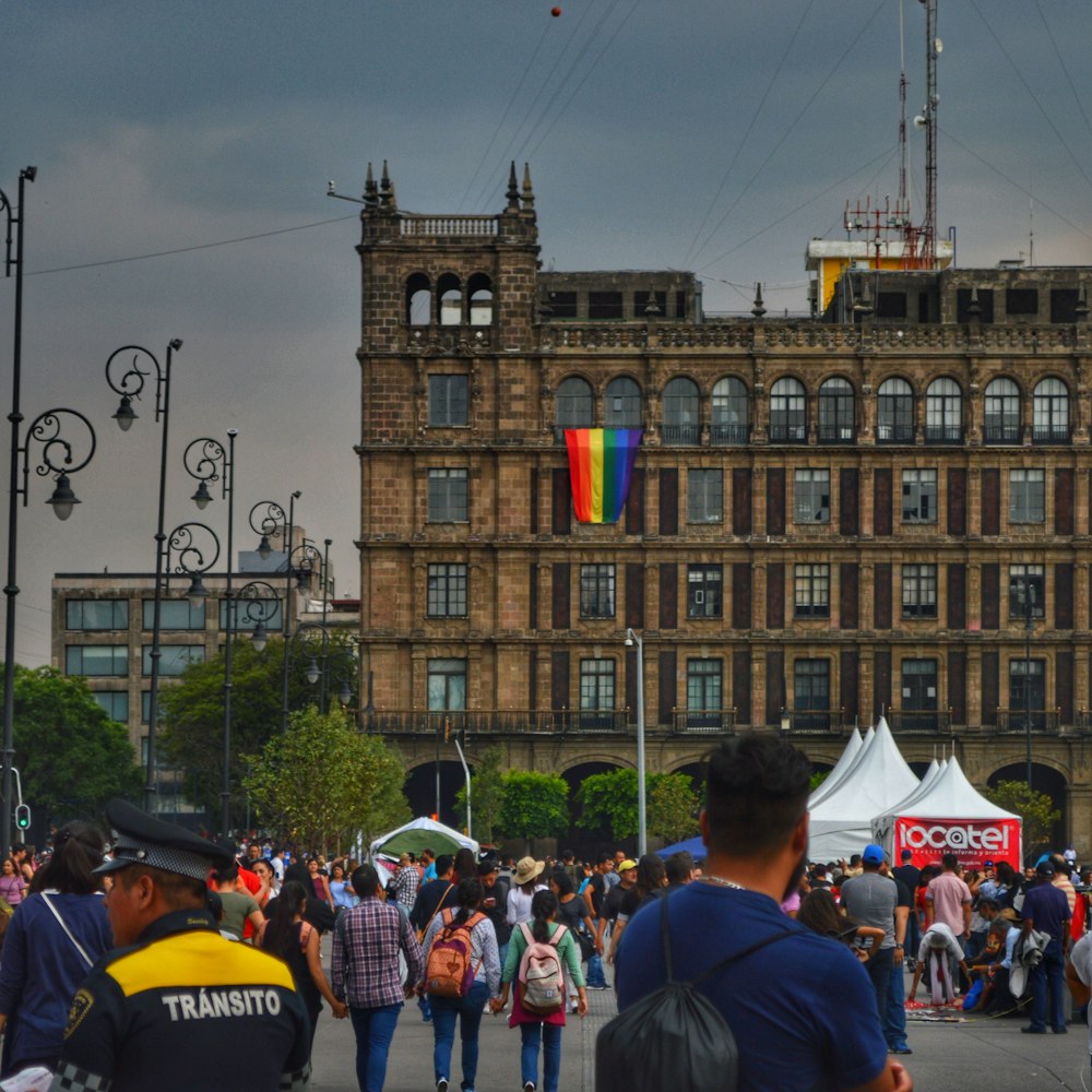 people near building during daytime