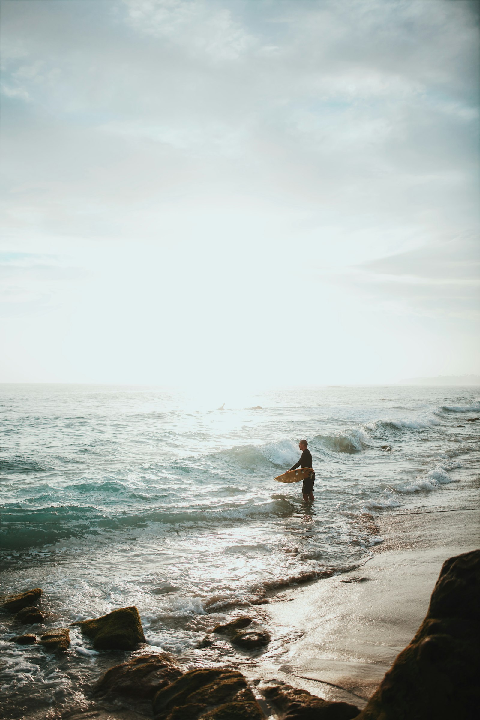 Canon EOS 5D Mark II + Canon EF 35mm F1.4L II USM sample photo. Person standing on shore photography