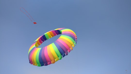 multicolored parachute in Gujarat India