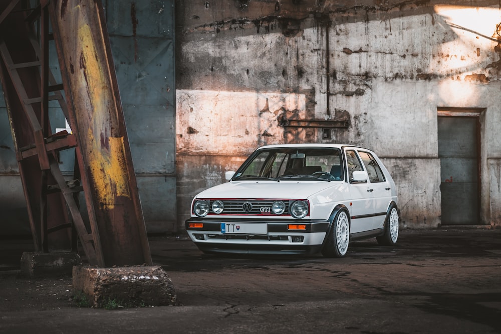 car parked near building