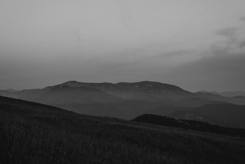 mountain covered with fogs view