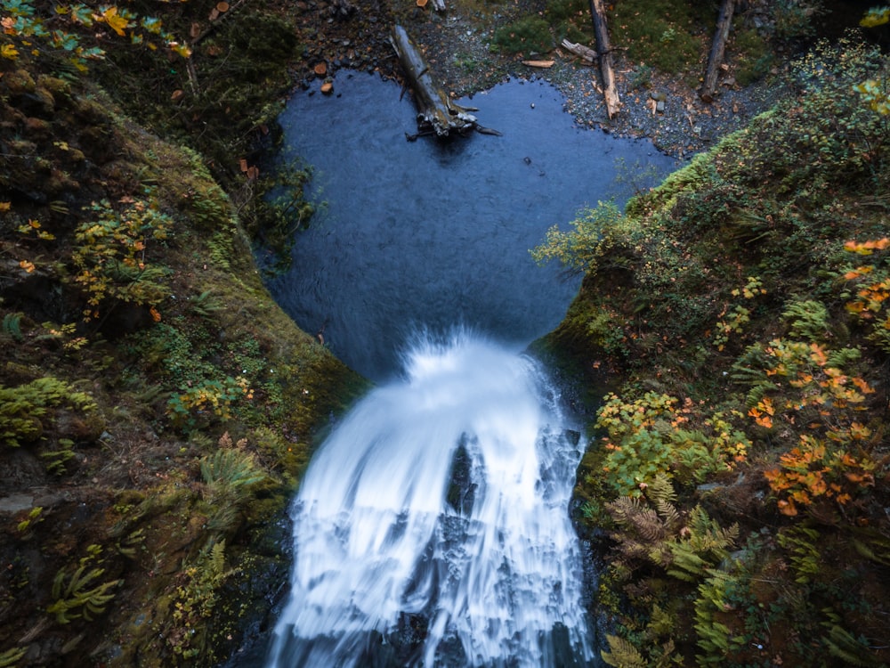 waterfalls aerial photo