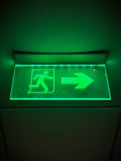 fire exit signage