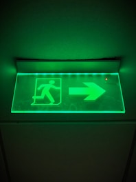 fire exit signage