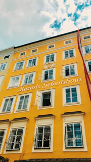 Building where Mozart was born