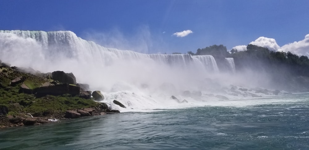 waterfalls view during dayitme