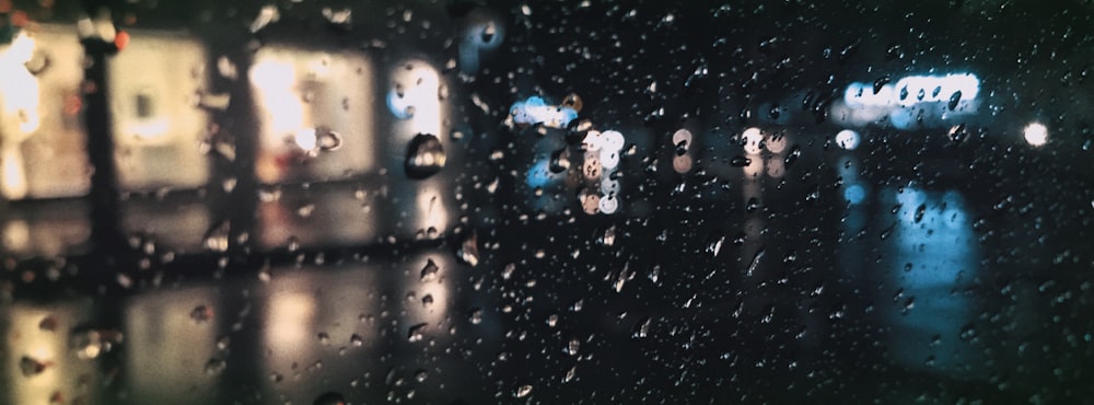 water droplets in a clear glass close-up photography