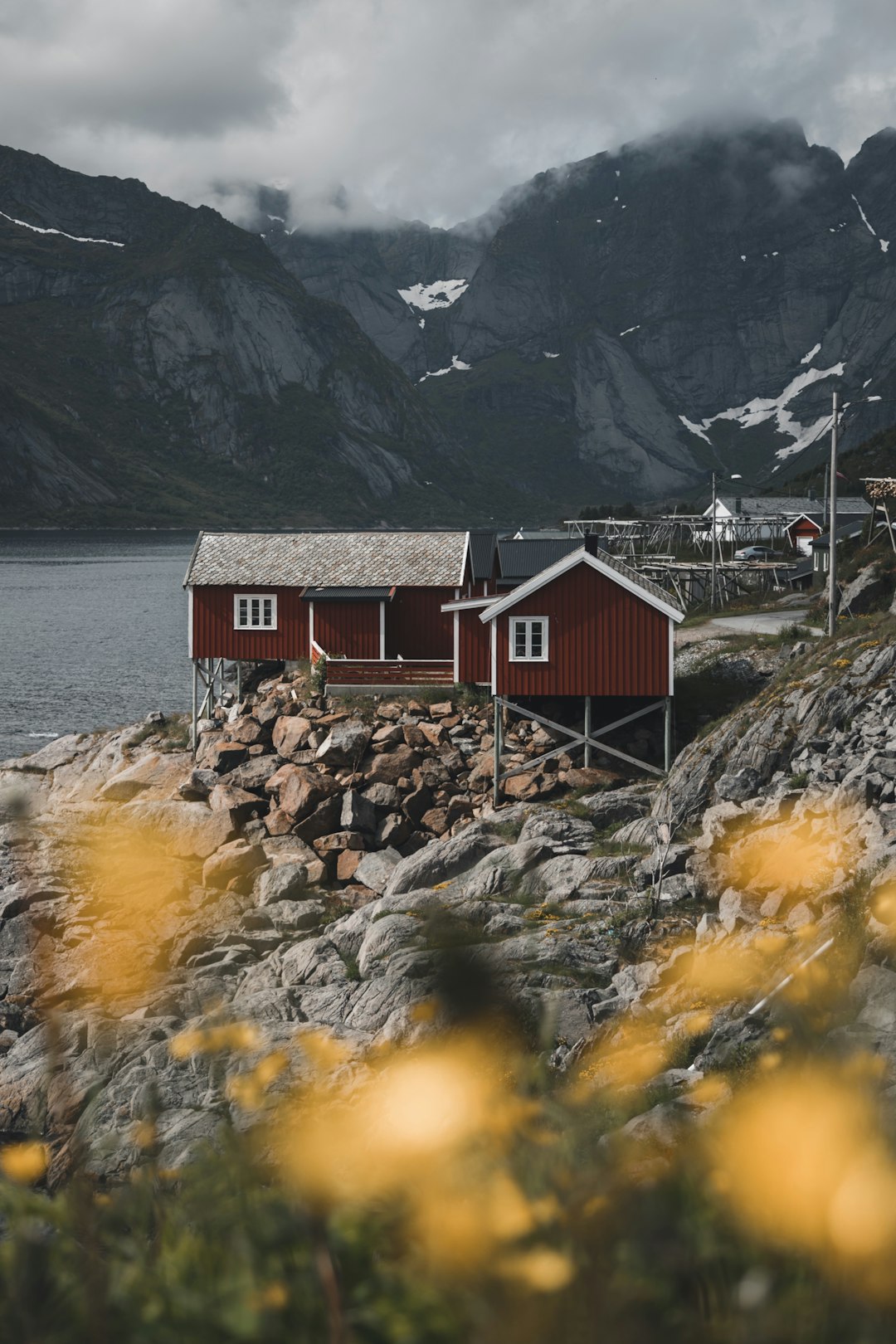 house on shore