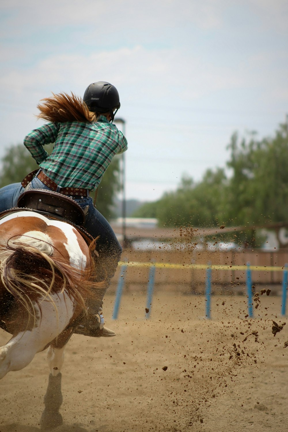 person riding a horse during daytime