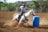 man riding horse