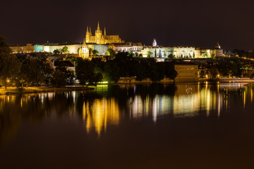 buildings near body of water